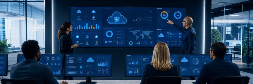 Cloud- und Security-Team analysiert Microsoft-365-Dienste, Azure und Sicherheitsstatus
