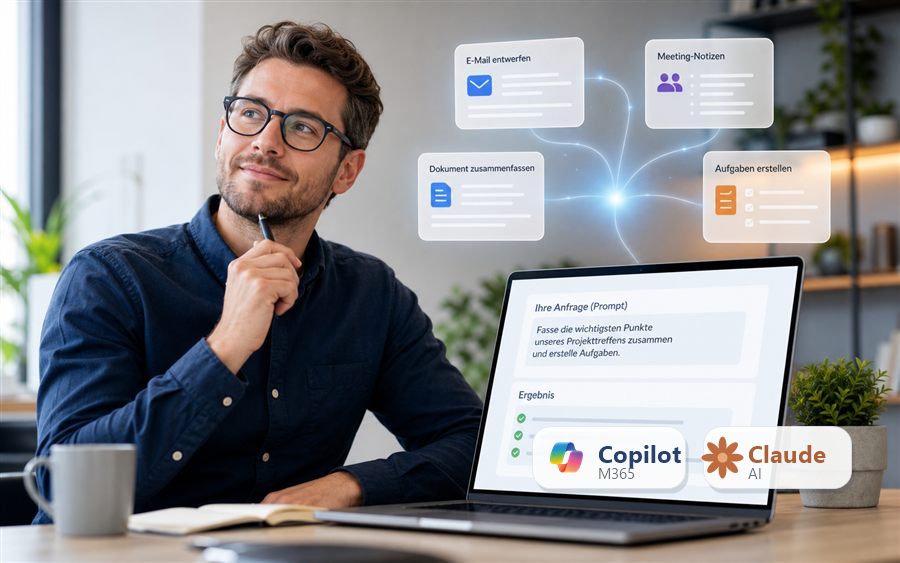Microsoft 365 Copilot Anwendertraining mit Prompts, Agents, GPT und Claude