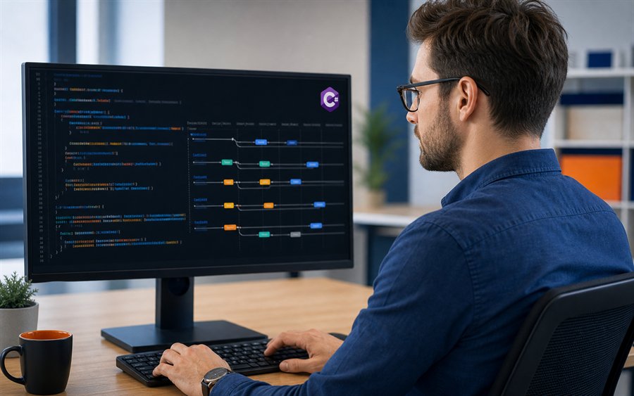 Kursbild C# Fortgeschrittene Programmierung mit Multithreading und parallelen Tasks