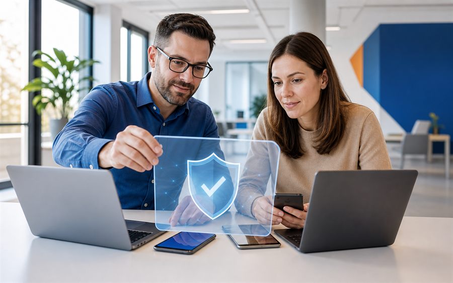 Microsoft Defender Schulung mit Endpoint-Schutz für Laptops und mobile Geräte